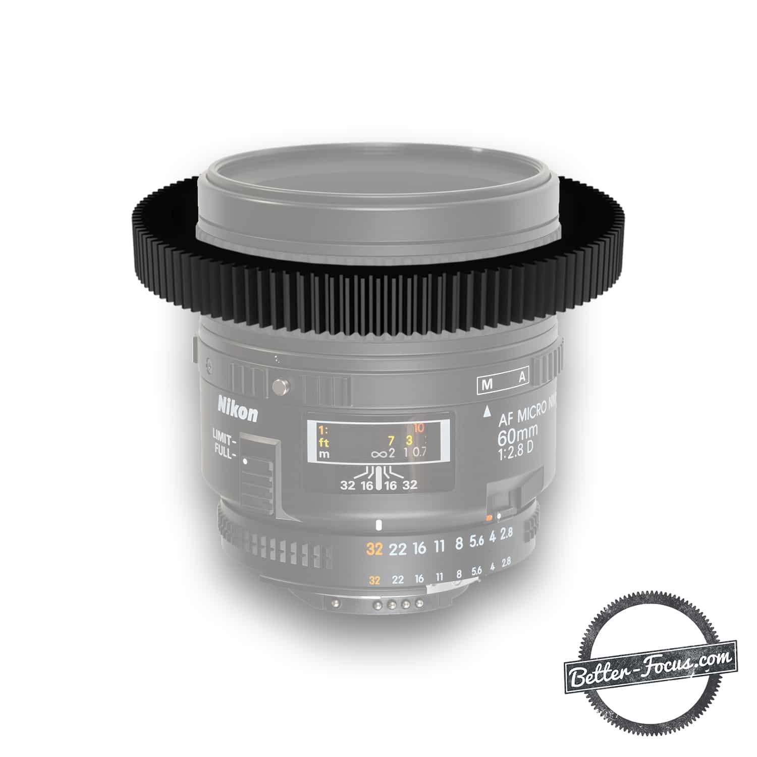Follow Focus Gear for NIKON AF 60MM F2.8 D MICRO  lens